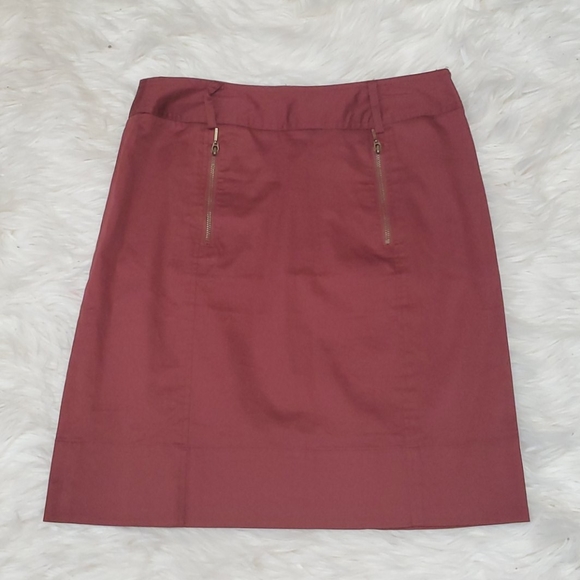 red fall skirts